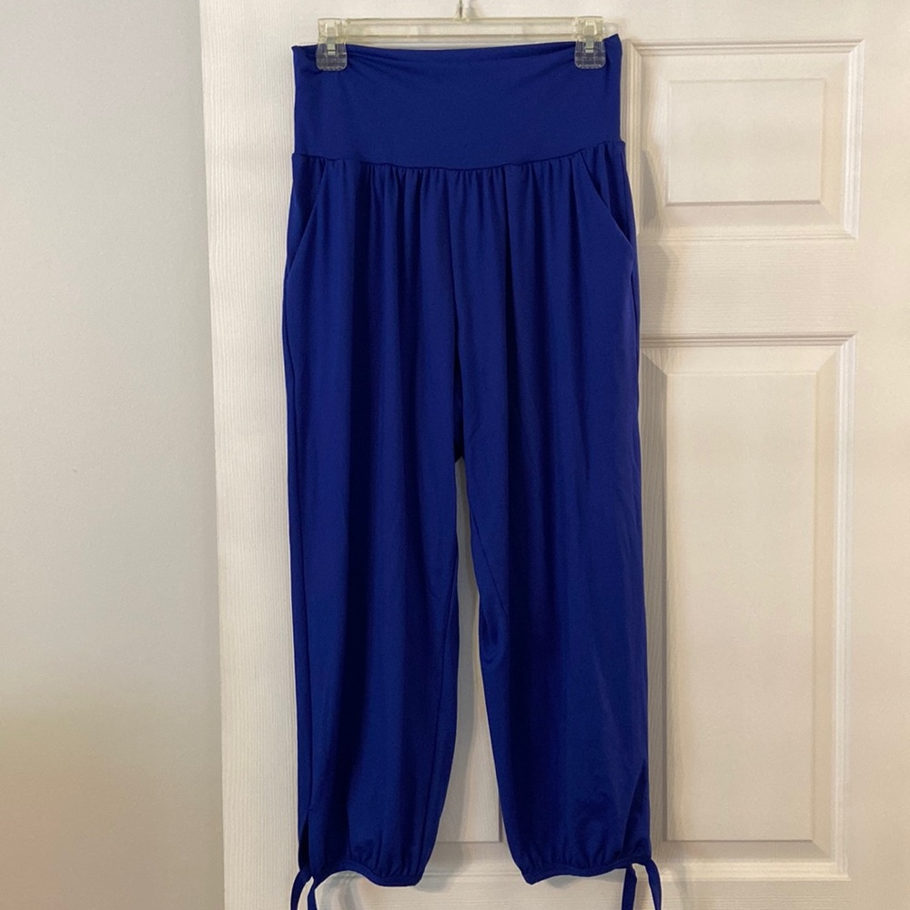 Dibaolong Pants  size L color blue brand new with tags inseam 23”